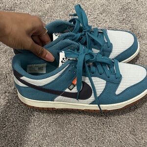 Teal and White Sneakers